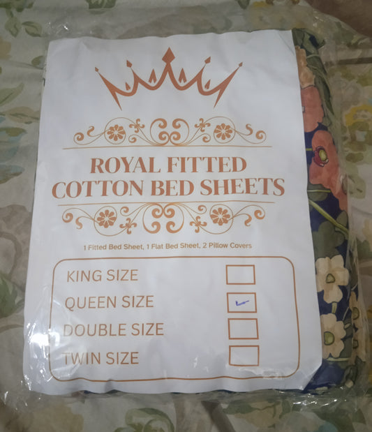 ROYAL FITTED COTTON BED SHEETS
